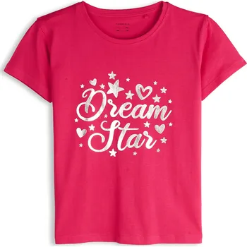 Dívčí oblečení GATE Bavlněné tričko s potiskem 8Y 825-0539/651