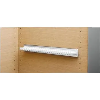 Věšák SERVETTO držák na kravaty model D hliník/plast bílý