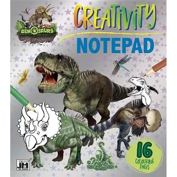 omalovánky Blok k vybarvení - Dinosauři