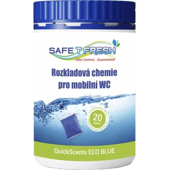 Příslušenství ke karavanu Tablety s rozkladovou chemií SAFE T FRESH QuickScents Eco Blue