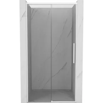 Sprchové dveře Posuvné sprchové dveře Mexen Rox 130 cm, průhledné, bílé - 8C2-130-000-20-00