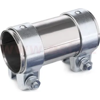 Autodíl nerezová trubková spojka (vnitřní prům. 38-39 mm, vnější prům. 42,5 mm, délka=90 mm)