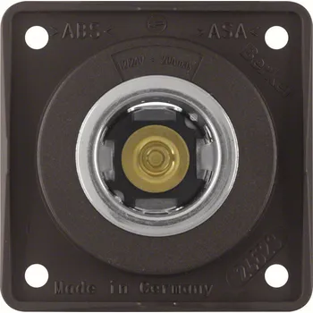 Příslušenství ke karavanu 12V zapalovačová zásuvka Berker Integro barva hnědá