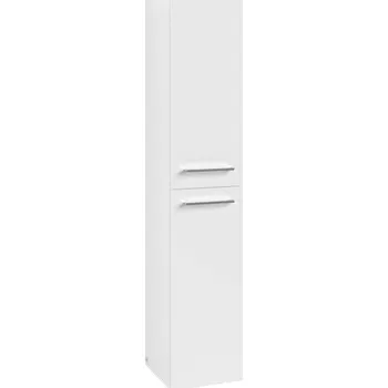 Koupelnový nábytek Villeroy & Boch Avento - Vysoká skříňka 1760x346x404 mm, 2 dvířka, panty vpravo, Brilliant White A89401VE