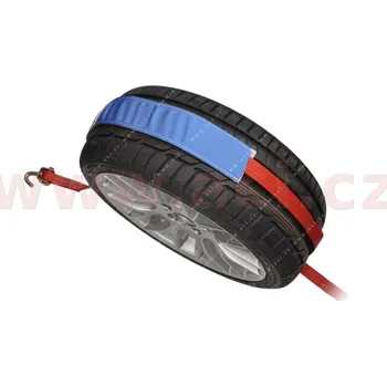 Upínací popruh upínací popruh pro převoz vozidel přes kolo, 3 t, 3x otočný hák, protiskluzový návlek, ráčna, VDI 2700