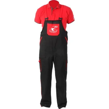 Pracovní kalhoty s laclem black (vel. 52)