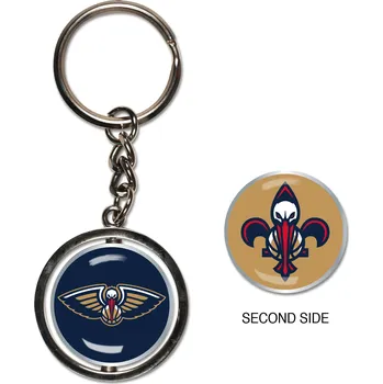 Přívěsek Wincraft Přívěšek na klíče New Orleans Pelicans NBA Spinner Key Ring