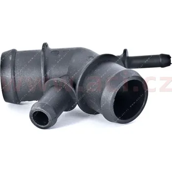 příruba chladící kapaliny (spojka hadice na vstupu do chladiče, s vývodem k expanzní nádržce)