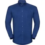 Russell Collection Košile Oxford s dlouhým rukávem - 4XL bright royal