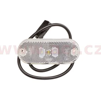 poziční světlo LED PLR 2002/12-24V oválné bílé (110x45,5 mm) s odrazkou, SNAP-IN, JOKON (NĚMECKO) ORIGINÁL L=P