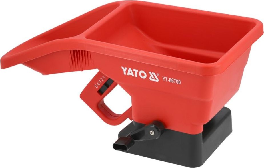 Zahradní rozmetadlo ruční - na hnojiva, travní směs, písek a sůl - 3L YATO