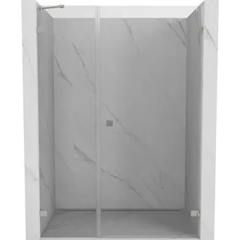 Sprchové dveře Sprchové dveře Mexen Lunar-B s pravými panty 110 cm, průhledné, kartáčovaný nikl - 832S-110-050-97-00-P