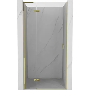 Sprchové dveře Sprchové dveře Mexen Mist-H L s levými panty 100 cm, průhledné, zlaté - 8A5L-100-000-50-00-L
