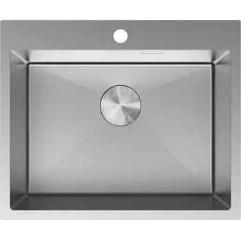 Nerezový dřez Jednodřezový ocelový dřez Mexen Solix 600 x 500 mm, nerezová ocel - 6408601000-01