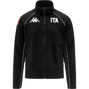 Kappa fleecová mikina 6CENTO 687P ITA 2025/2026 Černá XL Pánské