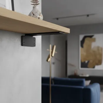 Držák na polici Interex design Držák police CASILA / Černá matná 150 mm