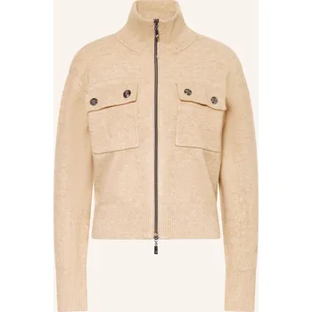 Dámský svetr Monari Dámský Pletený Kardigan, světle hnědá, 42