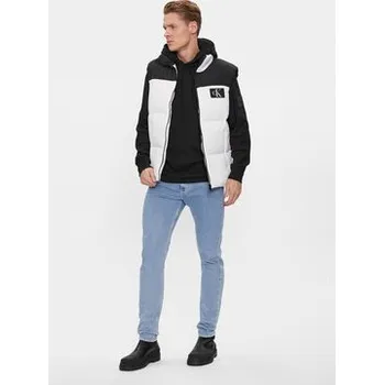 Pánská vesta Calvin Klein Jeans Sportovní vesta J30J324665 Bílá Regular Fit M