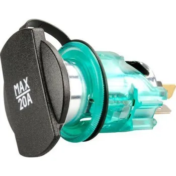 Příslušenství ke karavanu Vestavná zapalovačová zásuvka s krytem varianta Bez montážní destičky