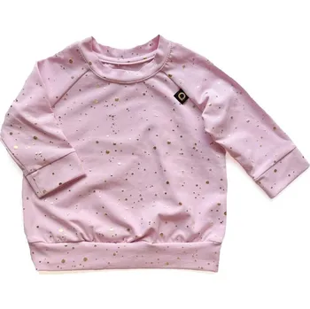 Pinkie PINKIE Mikina Shine Gold Pink 86-92 5387