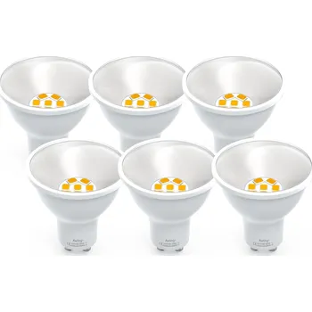 Žárovka Auting LED Žárovky GU10 5W, Teplá bílá 3000K (6 kusů)