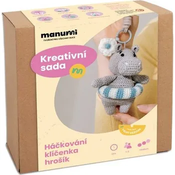 kreativní sada Manumi kreativní sada na háčkování přívěsku Hrošík