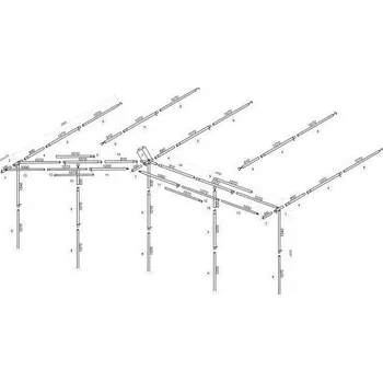 Příslušenství ke karavanu Odlehčená konstrukce pro předstan Hahn Zelte Meira
