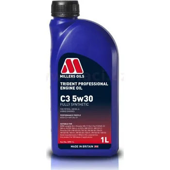 Motorový olej MILLERS OILS motorový olej plně syntetický Trident Professional C3 5w30 1l