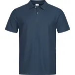Stedman Piqué polo - S navy blue