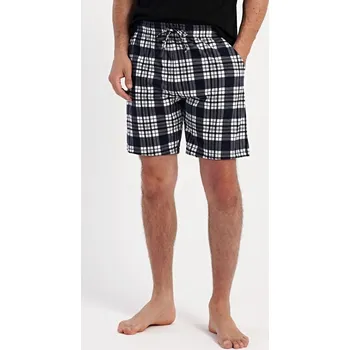 Pánské pyžamo Pánské pyžamové šortky Lukáš - tmavě modrá - L