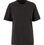 Build your Brand Dámské oversize tričko z těžké bavlny "Stonewash" - 5XL black