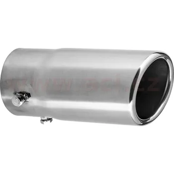 koncovka výfuku nerezová kulatá, vnitřní průměr 58 mm, průměr koncovky 63 mm, délka 139 mm FENNO