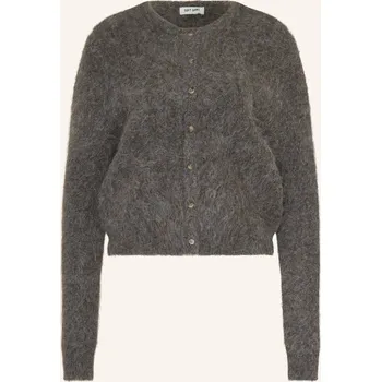 Dámský svetr Soft Goat Dámský Pletený Kardigan Z Alpaky, černošedá, 34