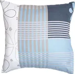 DADKA VRACOV Povlak na polštář flanel Flér šedomodrá Rozměr: 70x90