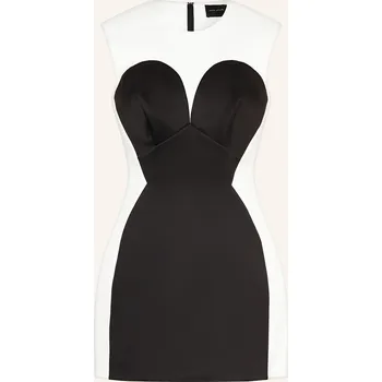 Dámské šaty Marc Jacobs Dámské Saténové Šaty Seamed Up Satin, černá /...