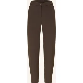 Comma Dámské 7/8 Kalhoty, tmavě hnědá, 36