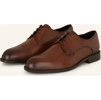 Pánské mokasíny Boss Pánské Šněrovací Boty Tayil, hnědá, 41