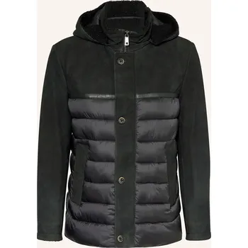 Milestone Pánská Kožená Bunda Msbroker Ze Směsi Materiálů,...