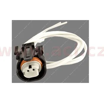 konektor spínače kompresoru GM oválný, 2 piny (červená, fialová, oranžová)