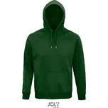 SOL's Collection Unisex raglánová mikina s kapucí z bio bavlny - 3XL bottle green