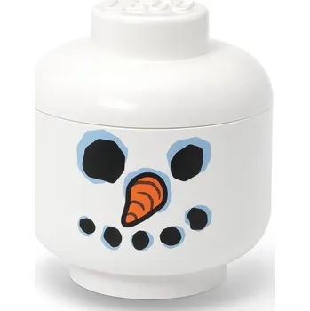 Stavebnice LEGO LEGO úložná hlava (velikost L) - sněhulák