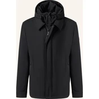 Pánský kabát Strellson Pánská Parka Belluno Flex, černá, 58