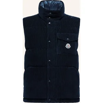 Pánská vesta Moncler Pánská Péřová Vesta Agen Z Manšestru, tmavě modrá, 48