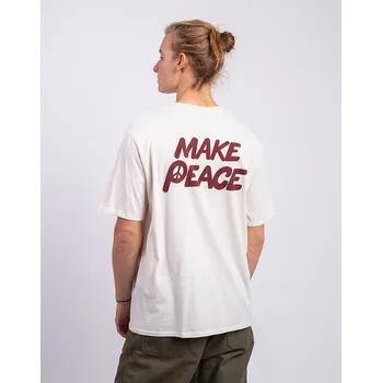 Pánské oblečení Patagonia M's Balance Organic T-Shirt Peace Seeds: Undyed Natural S