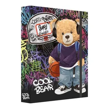 Set školních potřeb Box na sešity A4 Jumbo MAX - Cool Bear