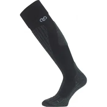 Pánské ponožky Lasting merino lyžařské podkolenky SWH černé - XL (46-49)