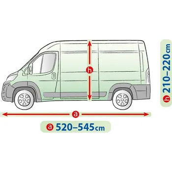 Plachta na motorové vozidlo Kegel-Blazusiak Autoplachta Mobile Garage van 540 (L2H2)