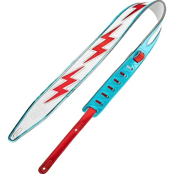 Kytarový popruh Levy's Jodi Head Icon Series Glam Rock Lightning Bolt Kytarový pás