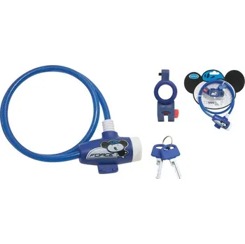 Zámek na kolo Zámek na kolo Force 80cm/8mm dětský Blue