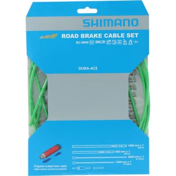 Lanko pro jízdní kolo brzdový set Shimano DURA-ACE BC-9000 zelený